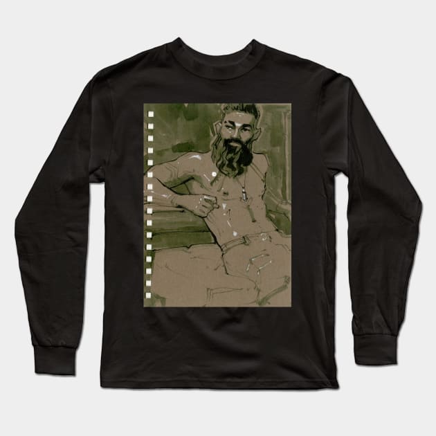 Chavis Long Sleeve T-Shirt by A.E. Kieren Illustration